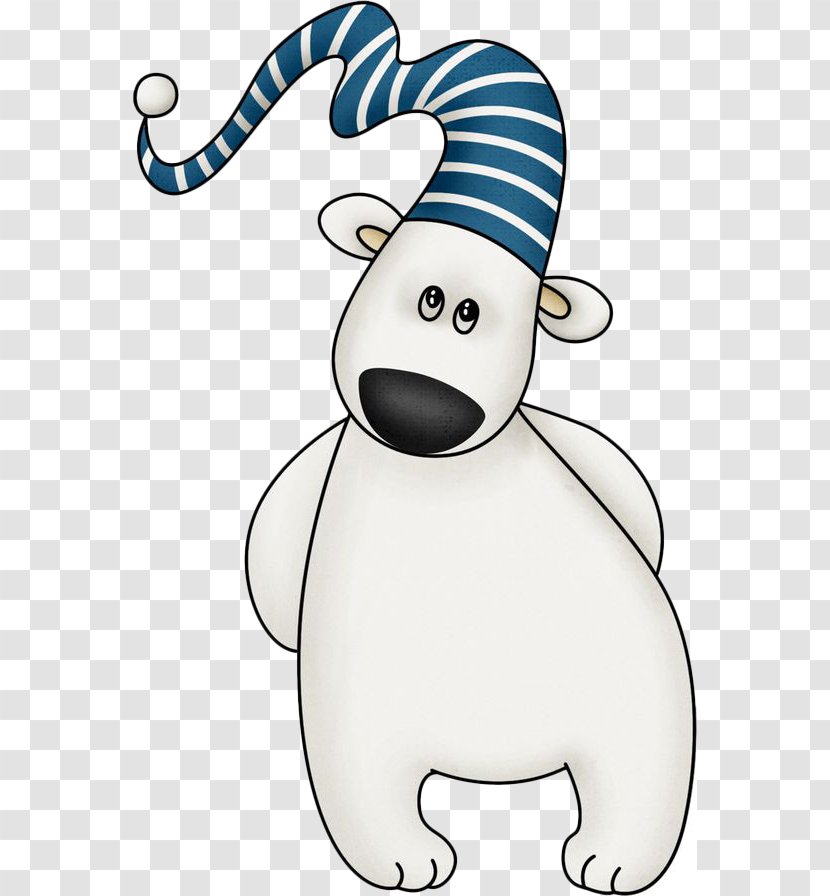 Polar Bear Cubs Giant Panda Clip Art - Silhouette - Hand-painted Hat Transparent PNG