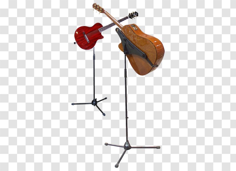 Cello Acoustic Guitar Electric Bass - Banjo - On Stand Transparent PNG