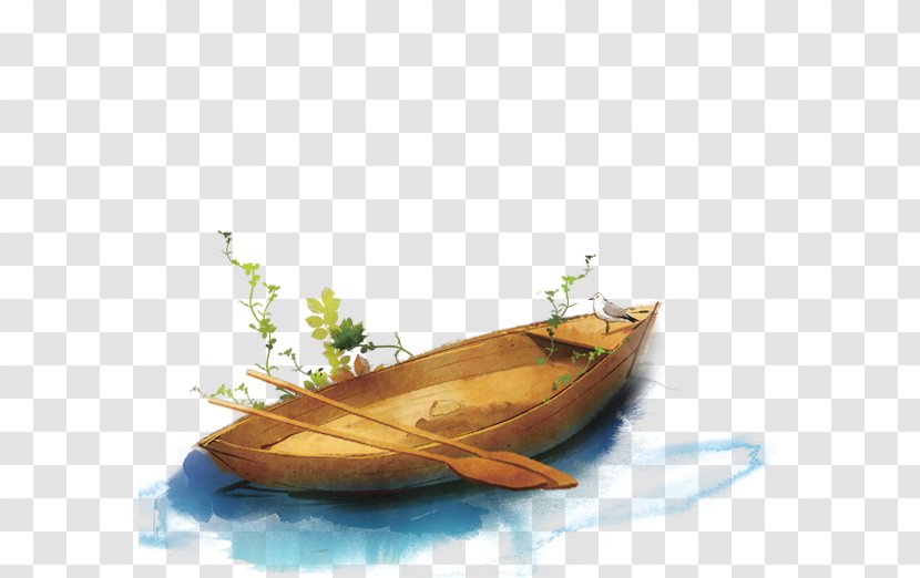 Clip Art Boat Image Illustration - Watercolor Painting Transparent PNG