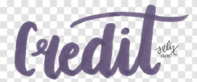 Calligraphy Purple Violet Font - Logo - Good Evening Transparent PNG