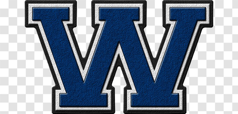 Laura Wheeler Waring Public School Varsity Team Letter Alphabet - W Transparent PNG