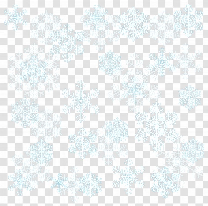 Blue Pattern - Microsoft Azure - Snowflakes Transparent Decoration Clipart Image Transparent PNG