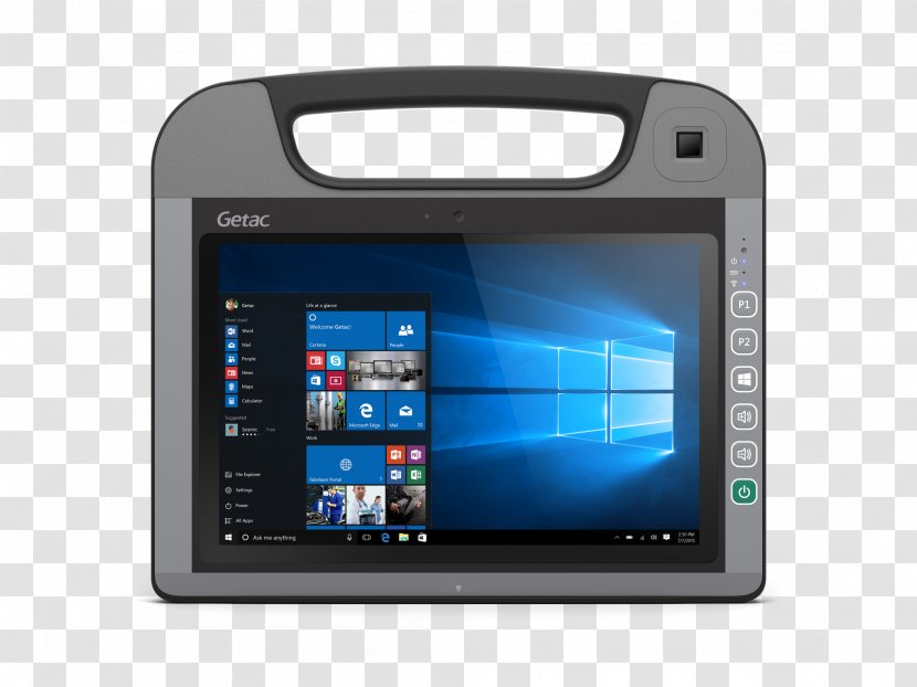 Laptop Rugged Computer Getac RX10H Healthcare Tablet - Computers Transparent PNG