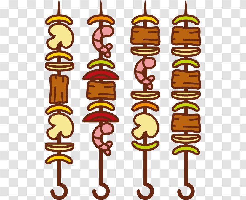 Barbecue Shish Kebab Brochette Chuan - Sauce - Vector Transparent PNG