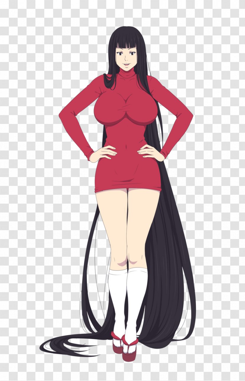 Black Hair Costume Brown - Flower Transparent PNG