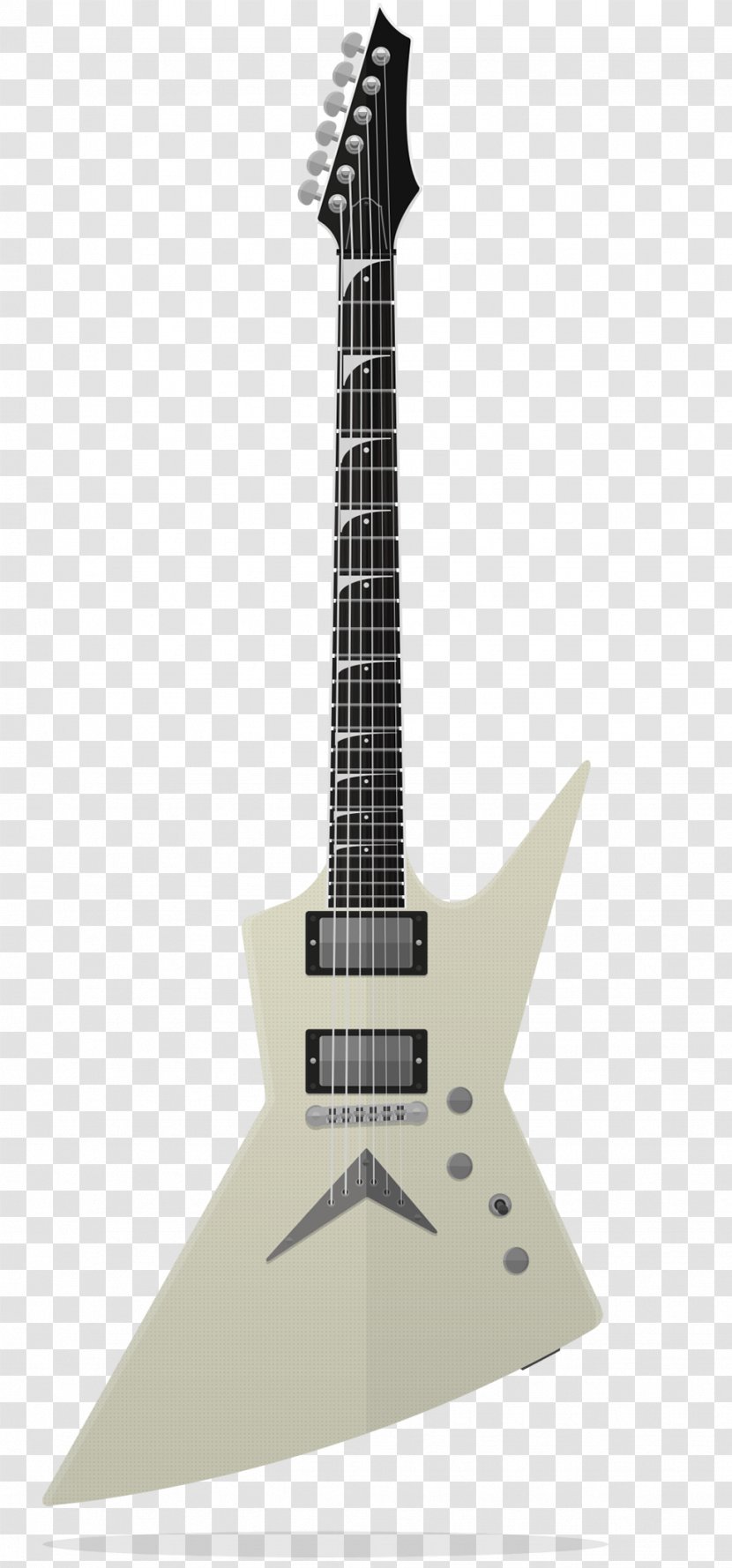 Electric Guitar Dean Dave Mustaine Zero Guitars Gibson Explorer - Musical Instrument Transparent PNG