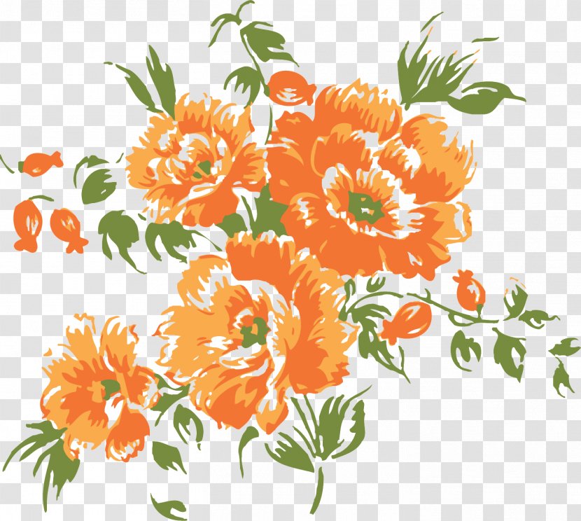 Flower Orange Blossom Clip Art - Gerbera Transparent PNG