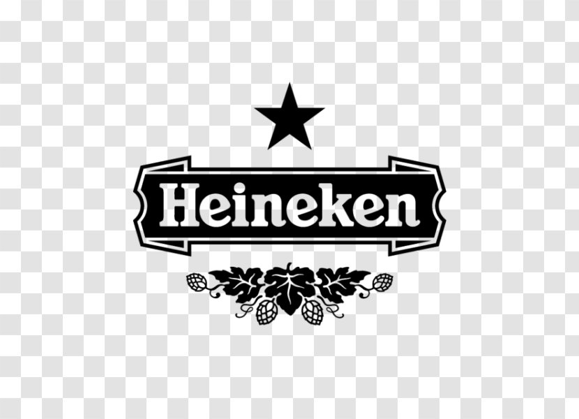 Heineken International Beer Experience Logo - Black And White Transparent PNG