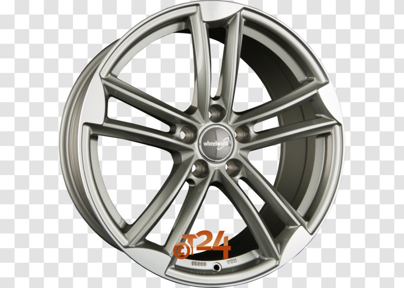 Alloy Wheel Autofelge Tire Rim Black - Wheelworld Gmbh - Spoke Transparent PNG