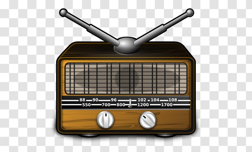 Antique Radio Clip Art - Cartoon Transparent PNG