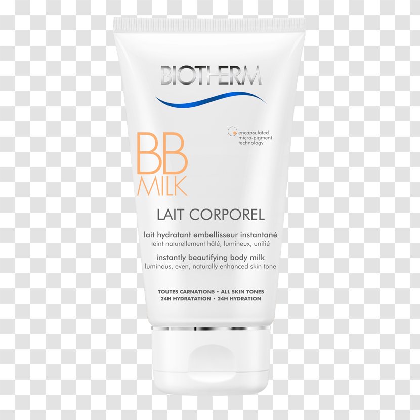 Cream Lotion Biotherm BB Milk Lait Corporel Body - Bodymilk Transparent PNG