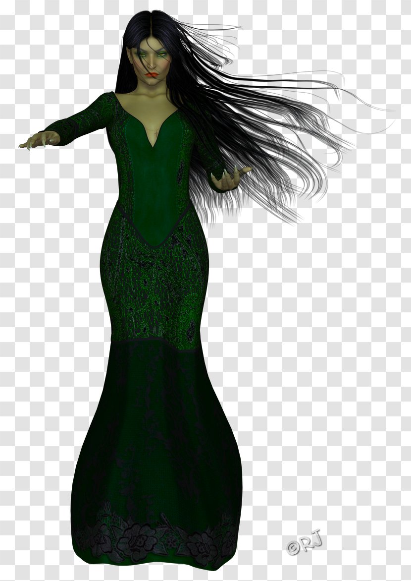 Gown Cocktail Dress Fashion - Green Transparent PNG