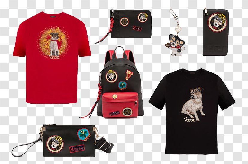 T-shirt Dog Fashion Chinese New Year - T Shirt - Tory Burch Chain Handbag Transparent PNG
