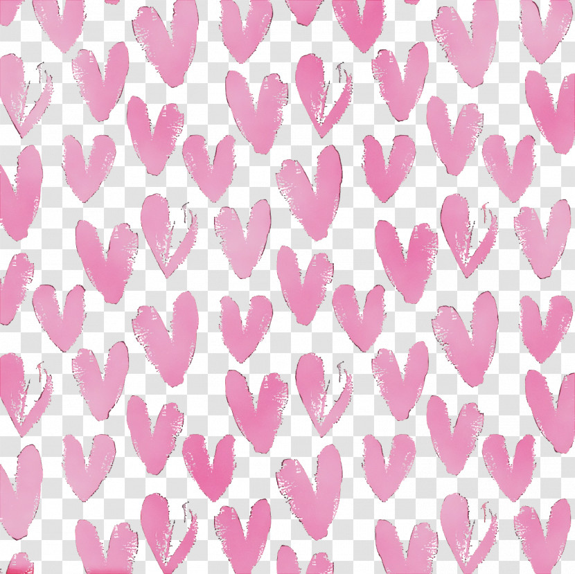 Pink M Pattern Font M-095 Transparent PNG