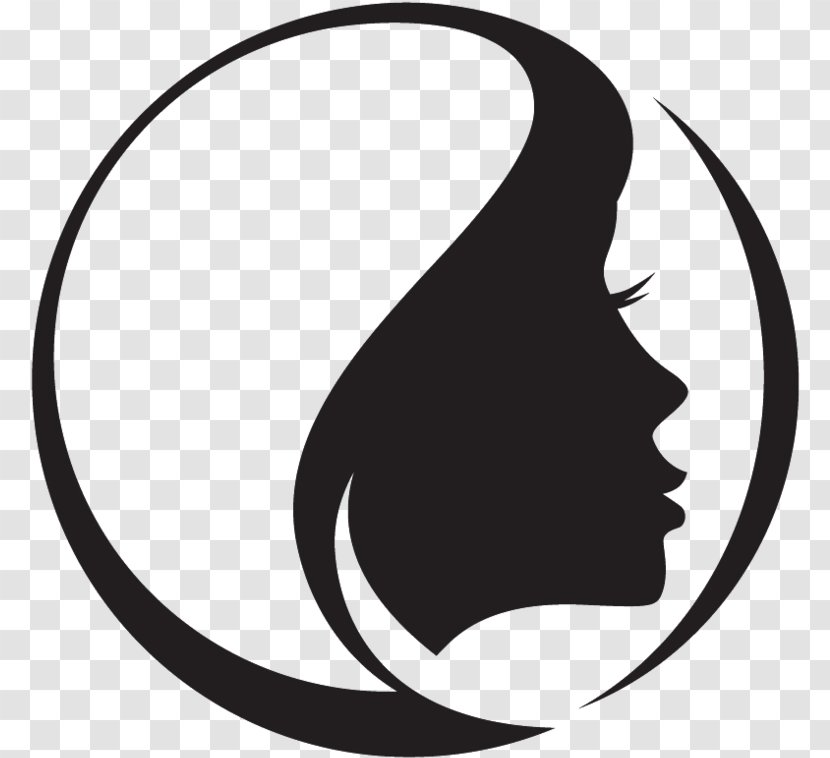 Beauty Parlour Logo - Day Spa - Symbol Blackandwhite Transparent PNG