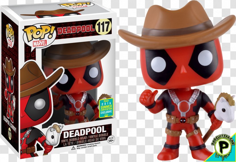 Deadpool San Diego Comic-Con New York Comic Con Funko Action & Toy Figures - Marvel Universe - Cowboy Transparent PNG