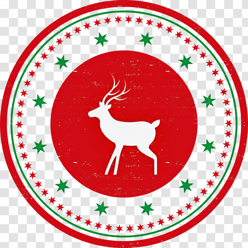 Christmas Stamp Transparent PNG