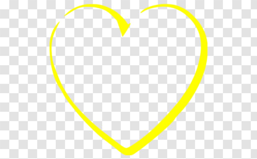 Line Angle Point Yellow Heart - Text - Transparent Image Transparent PNG