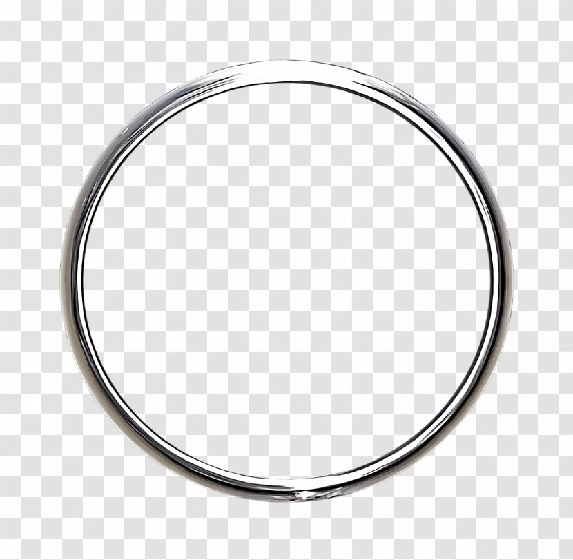 Keychain Ring Metal - Key - Circular Border Transparent PNG