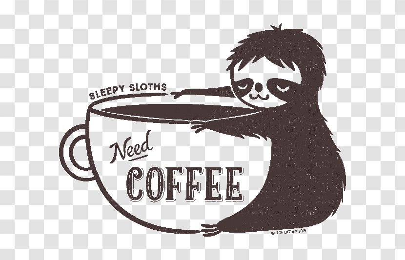 Sloth Sticker Brand Top Decal - Vertebrate - Tshirt Transparent PNG