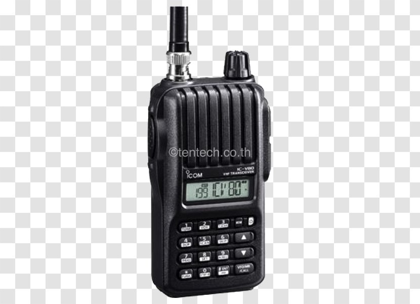 Icom Incorporated Walkie-talkie Transceiver IC-V80-HD Two-way Radio - Dstar Transparent PNG