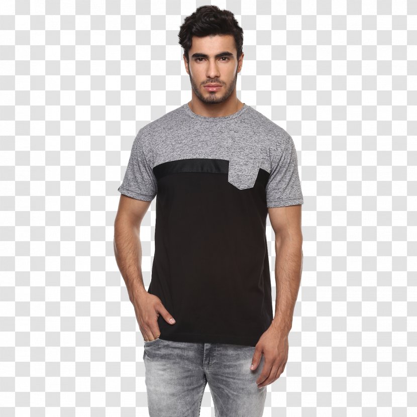 T-shirt Sleeve Henley Shirt Slim-fit Pants Mufti - Men Transparent PNG