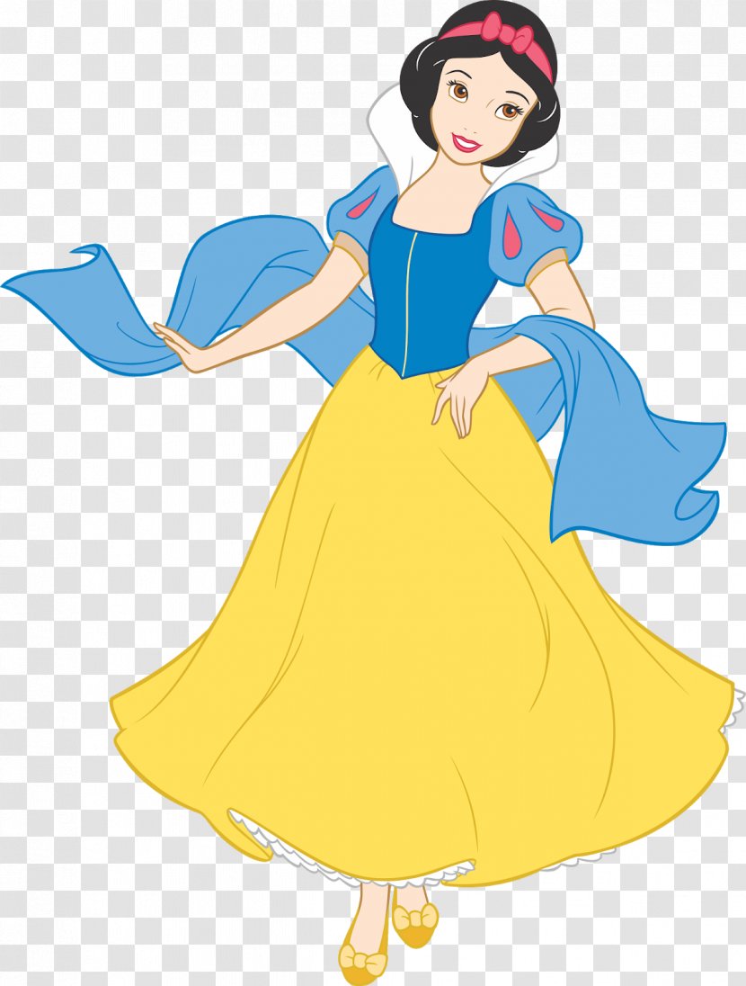 Snow White Queen Seven Dwarfs Disney Princess Clip Art - Heart Transparent PNG