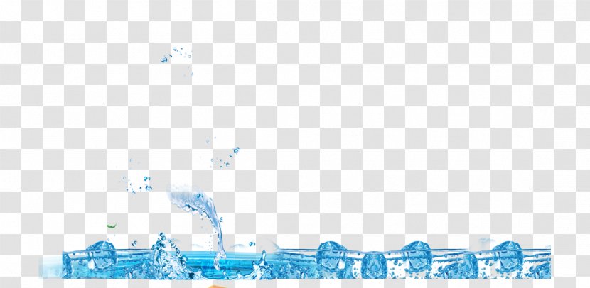 Water Sky Computer Wallpaper - Blue - Ice Effect Transparent PNG