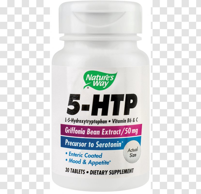 5-Hydroxytryptophan Griffonia Simplicifolia Serotonin Dietary Supplement Vitamin B-6 - Capsule - Tablet Transparent PNG