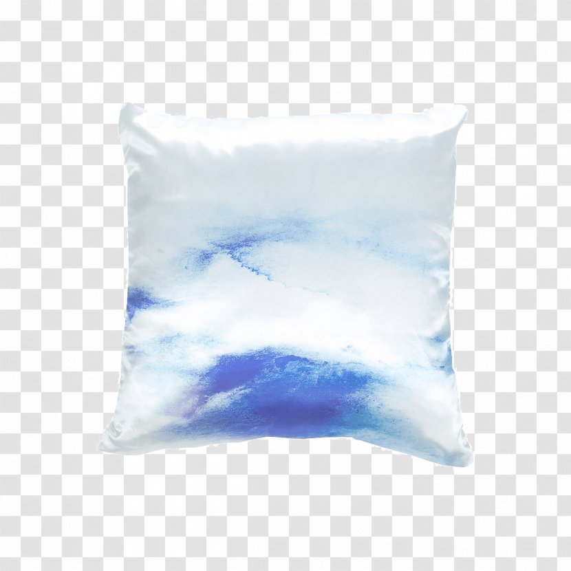 Throw Pillows Duvet Cushion Bed Sheets - Blue - Watercolor Sky Transparent PNG