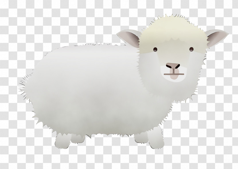 Sheep Stuffed Toy Snout Transparent PNG