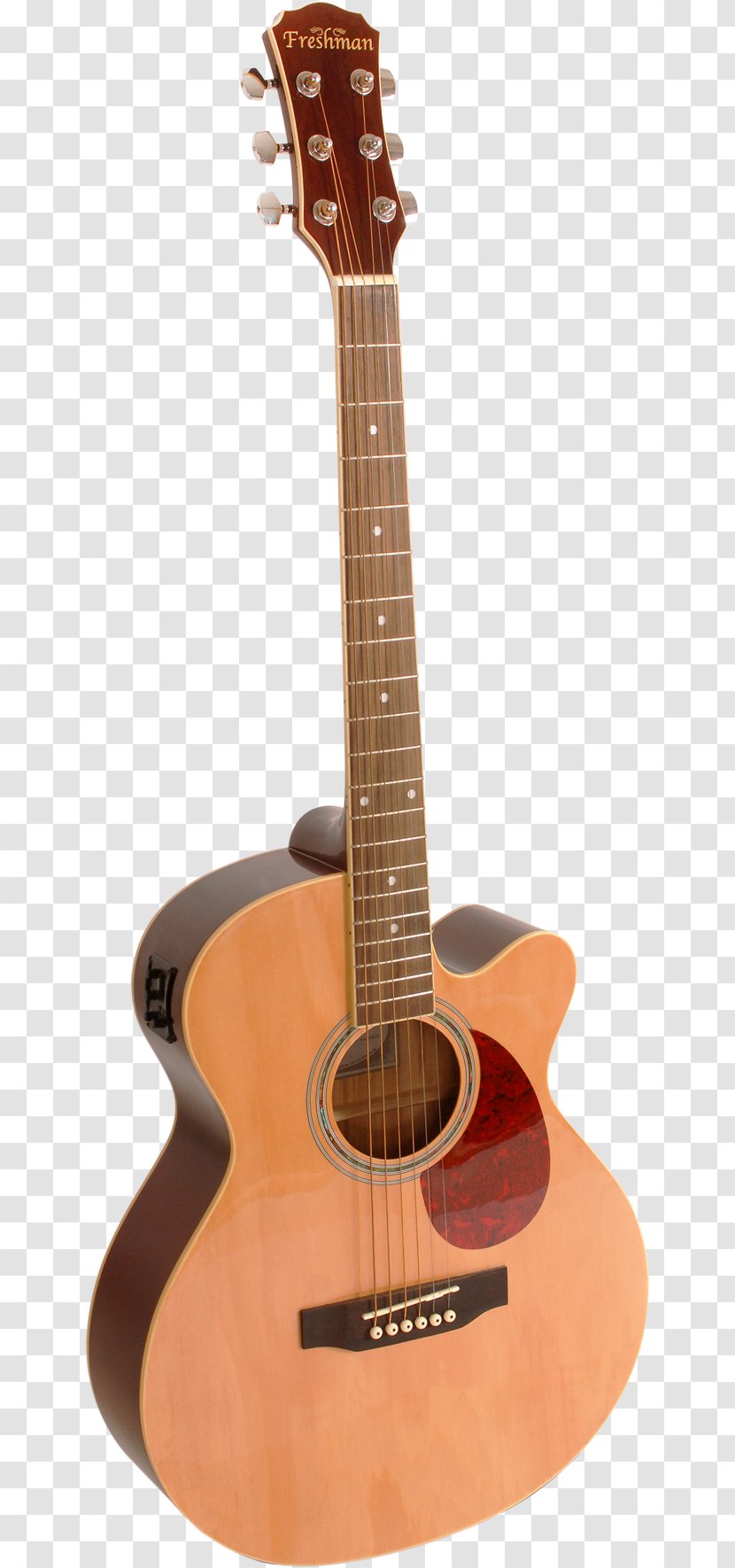 Cutaway Acoustic Guitar Acoustic-electric Dreadnought - Flower Transparent PNG