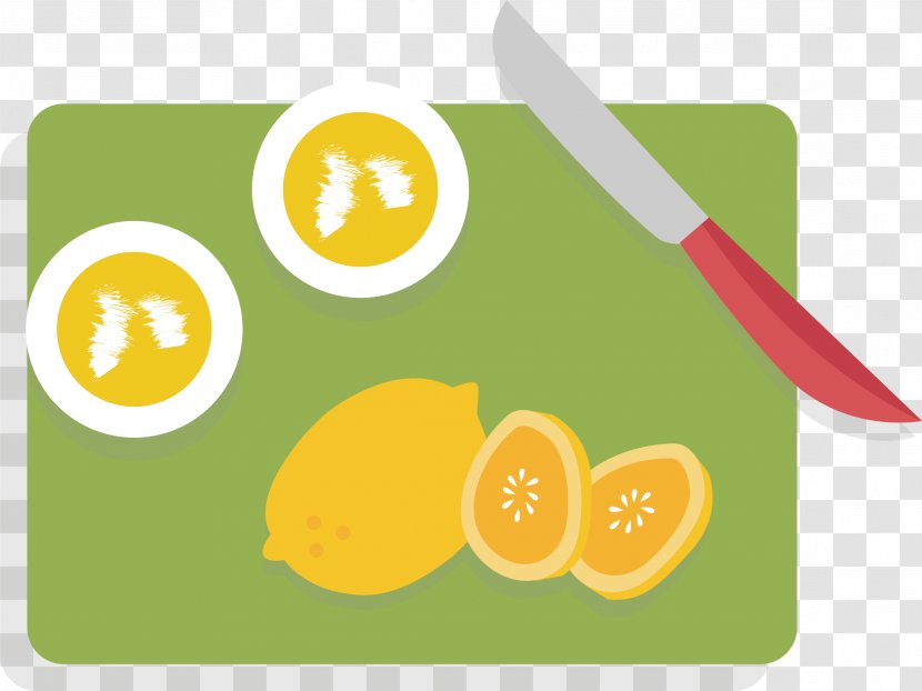 Knife Lemon - Yellow - Slice Vector Transparent PNG