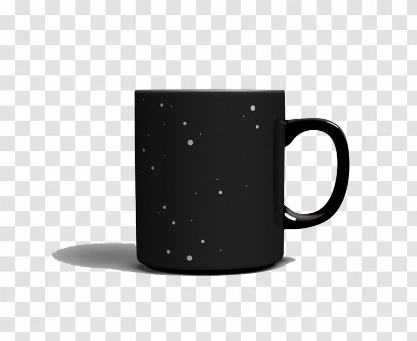 Coffee Cup Mug - Black Star Free Matting Products In Kind Transparent PNG