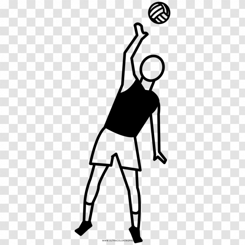 Drawing Volleyball Coloring Book - Logo Transparent PNG