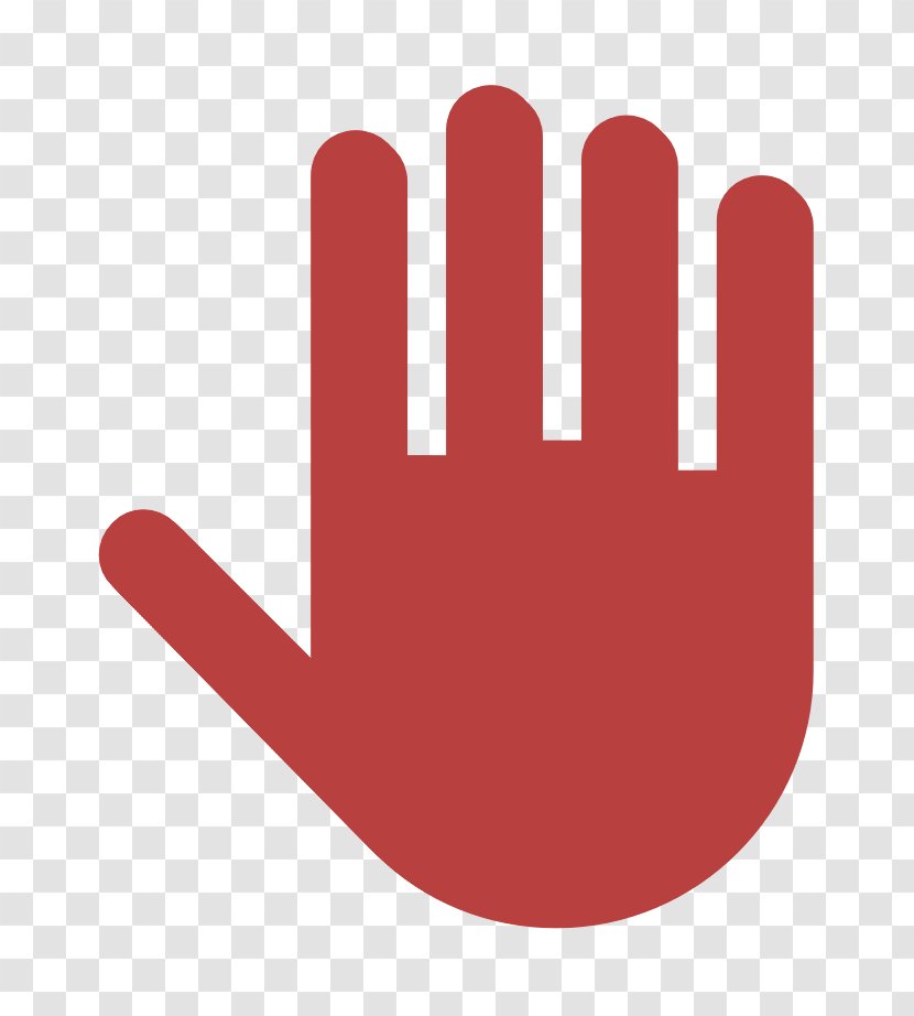 Body Icon Hand Interaction - Thumb V Sign Transparent PNG