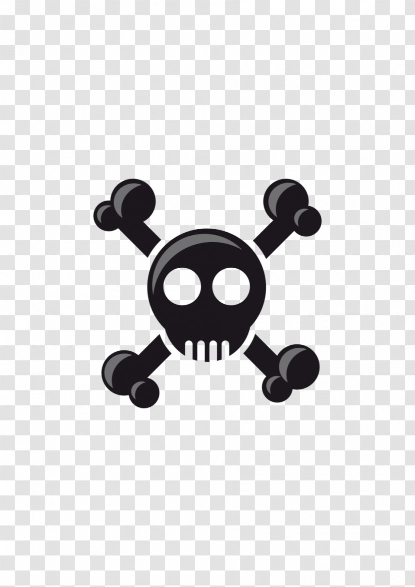 Human Skull Symbolism And Crossbones Clip Art - Totenkopf - Skulls Transparent PNG