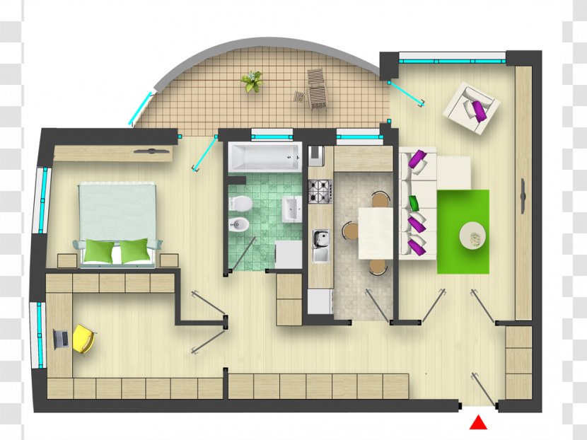 Architecture Floor Plan - Real Estate - Design Transparent PNG