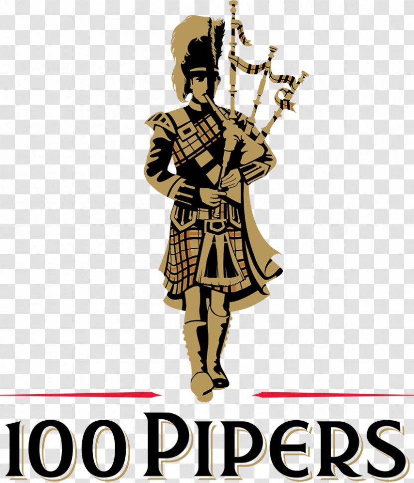 100 Pipers Scotch Whisky Whiskey Logo Pernod Ricard - Costume Design - Mr Piper's Jeeps Transparent PNG