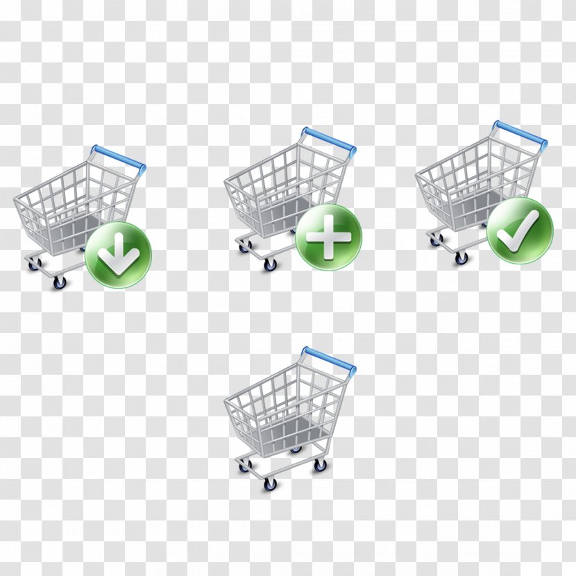 Icon Design - Pixel - Creative Network Shopping Cart Transparent PNG