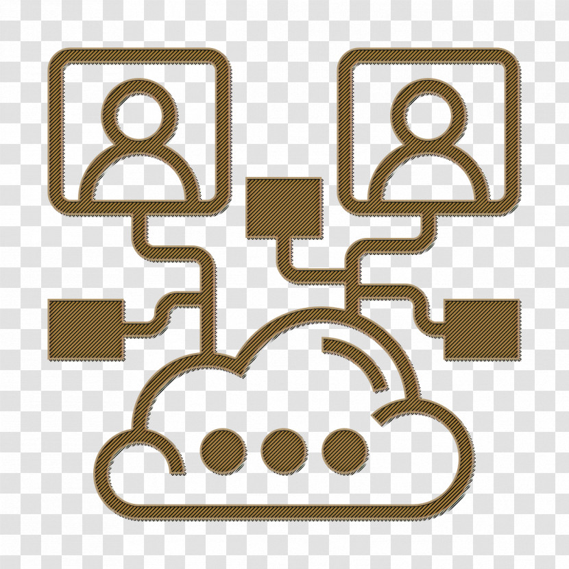 Cluster Icon Cloud Service Icon Transparent PNG