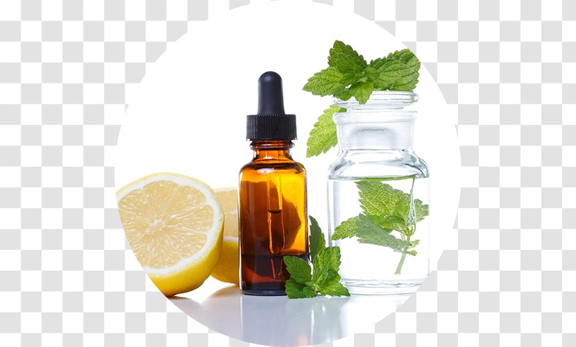 Essential Oil Lemon Balm Herbal Distillate - Glass Bottle - Medicine Transparent PNG