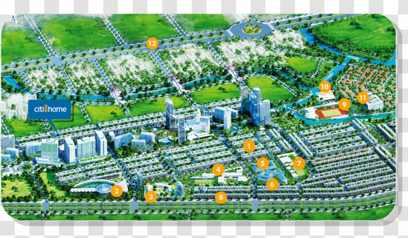 Citisoho Đất Nền Sổ đỏ Quận 2 Khu Nhà Phố Citibella - Project - Townhouse District 9, Ho Chi Minh City Căn Hộ Citi New YorkMasterplan Transparent PNG