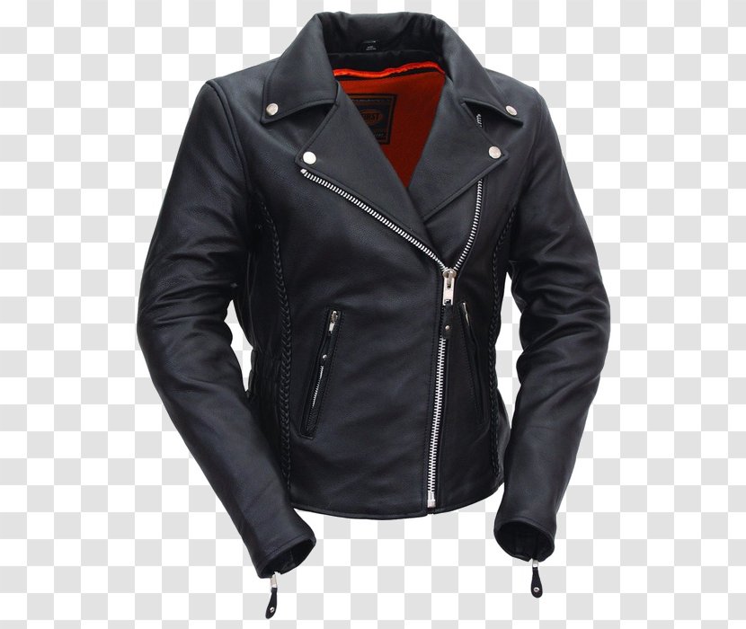 Leather Jacket Motorcycle Clothing Transparent PNG
