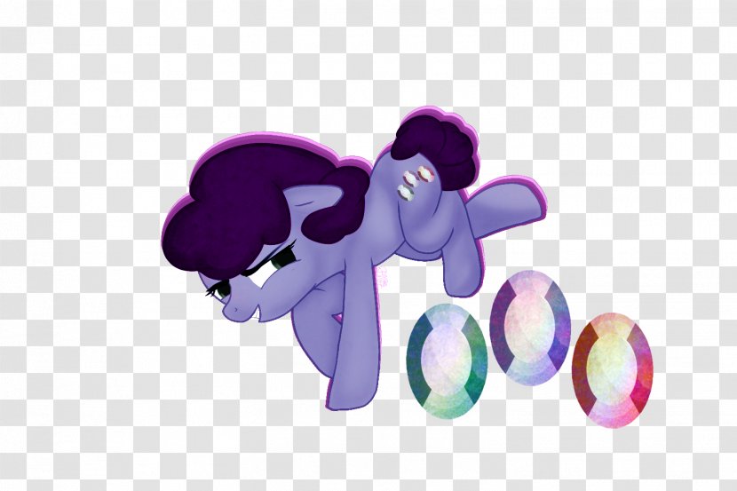 Pony Horse Purple Yellow Blue - Watercolor Transparent PNG