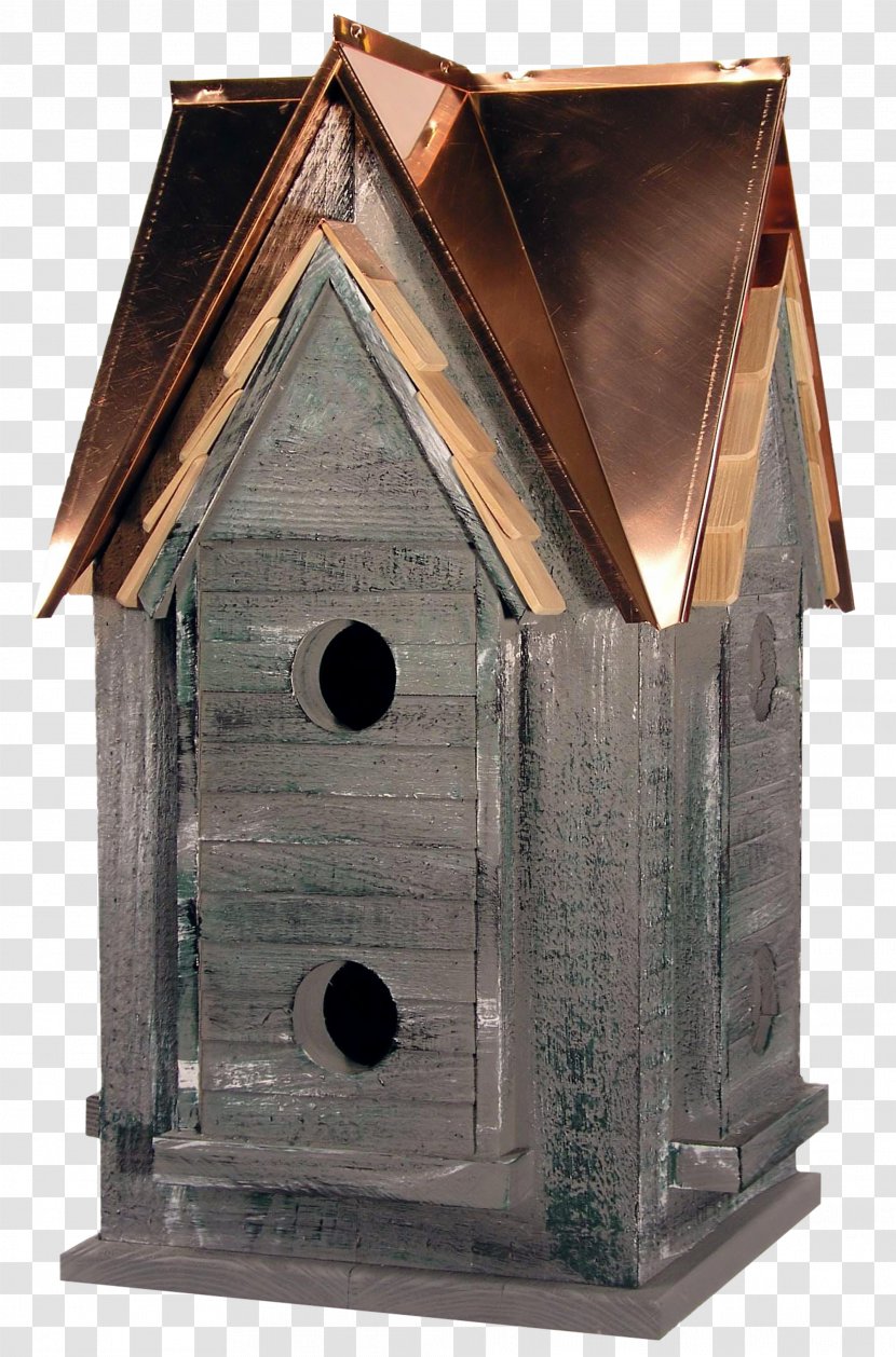 Nest Box House Bird Feeders Roof - Gable - Copper Transparent PNG