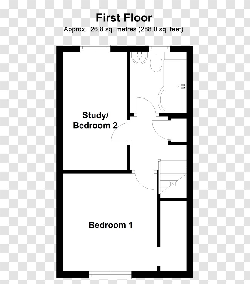 House Floor Plan Bedroom Open Persimmon Plc - Home Transparent PNG