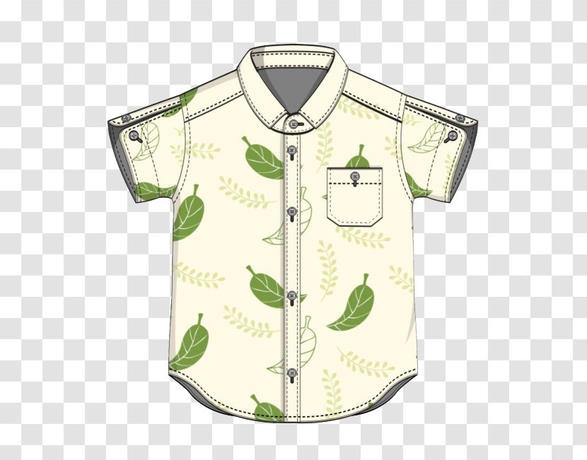 T-shirt Clothing Blouse Button - Green - Baby Shirts Transparent PNG