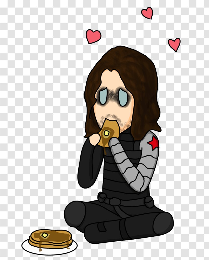 Bucky Barnes Pancake Cartoon Fan Art Character - Television Transparent PNG