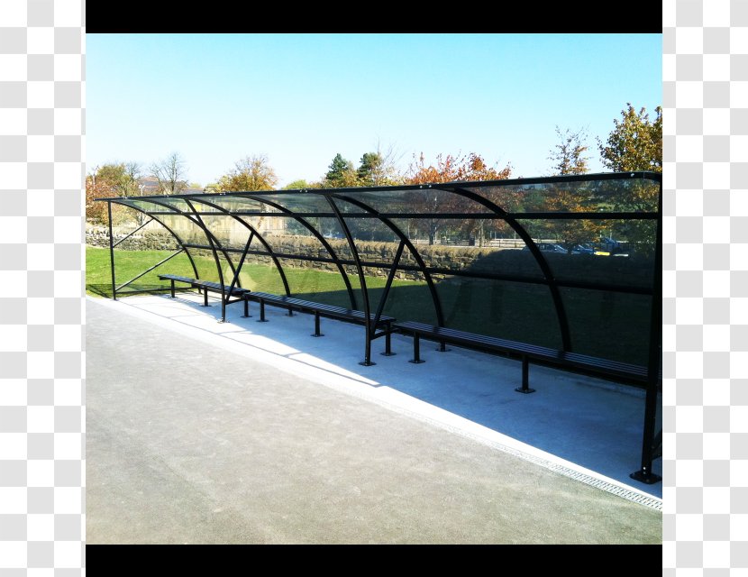 Roof Shade Guard Rail Handrail Fence - Walkway - Bus Shelter Transparent PNG